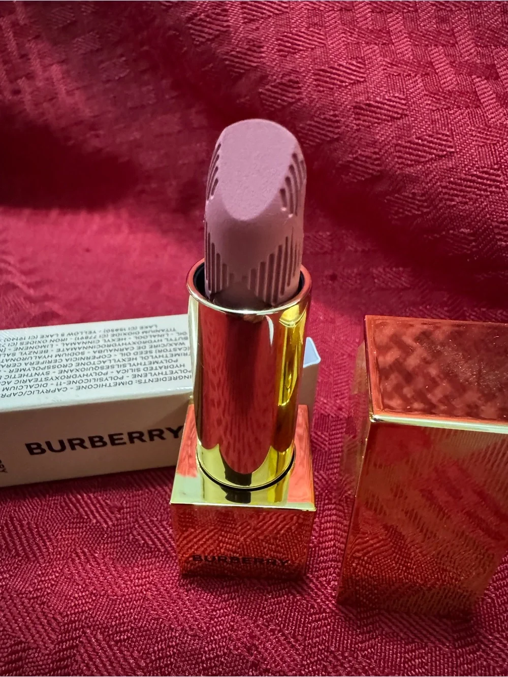 Burberry polished gold